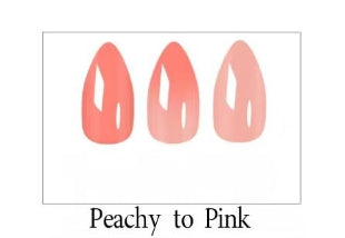 The new model wears nail warm water discoloration, light discoloration 24 pieces of European and American almond nails nude in stock