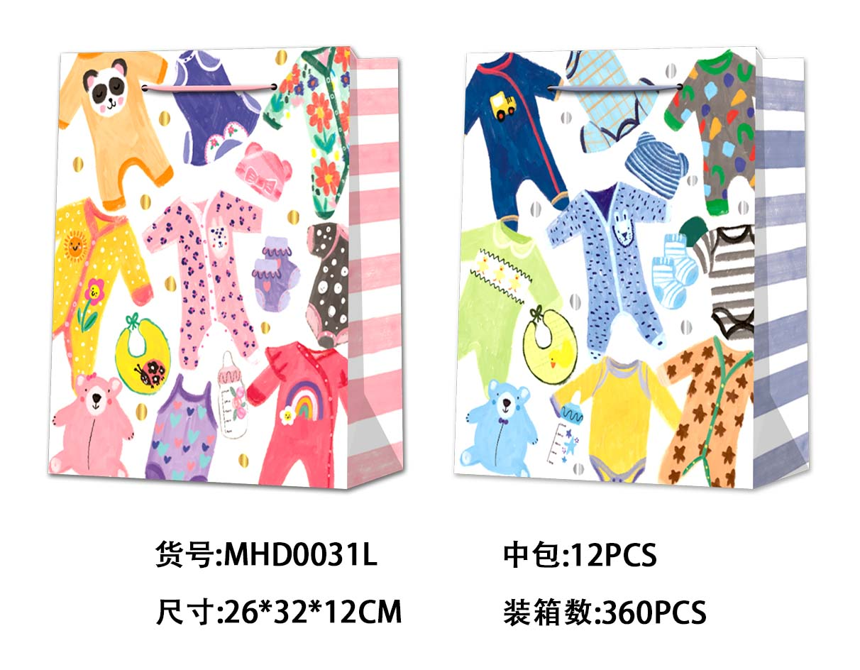 Holiday handbag birthday gift kraft paper dozen bag bag cartoon wind commercial gift bag advanced sense