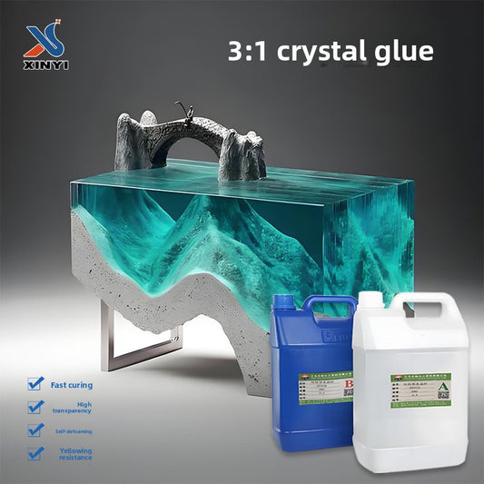 3:1 Crystal Epoxy - Hard, Sandable, Yellowing-Resistant & Self-DeBubbling