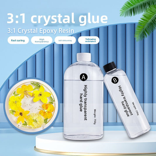 3:1 Nano-Clear AB Epoxy - Polishable Armor Resin Self-Defoaming & Anti-Yellowing Certified
