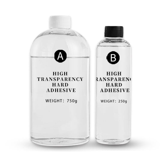 3:1 Crystal Epoxy 1kg - Hard, Clear, Yellowing-Resistant, Self-DeBubbling