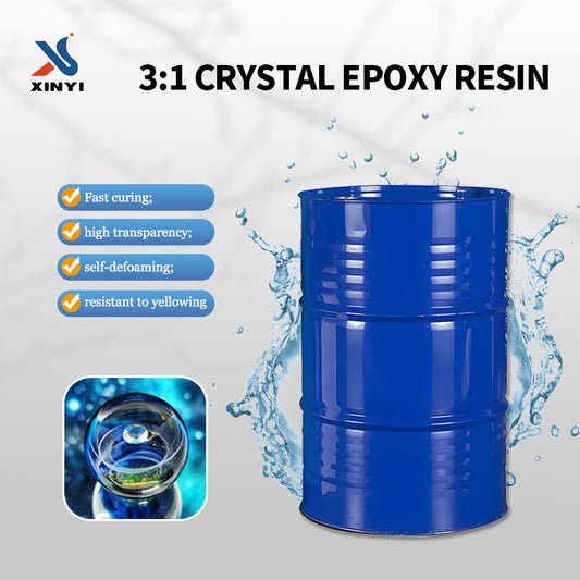 Bulk 800kg 3:1 Epoxy - Crystal Clear, Self-DeBubbling, High Hardness
