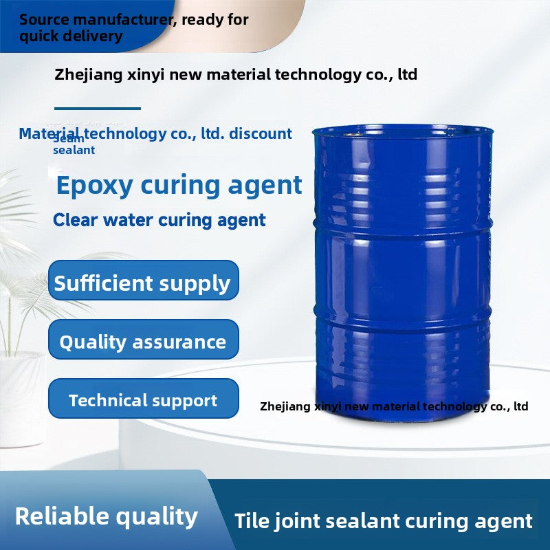 High-Transparency Epoxy Curing Agent - Amine Hardener for Grout & Water-Based Systems