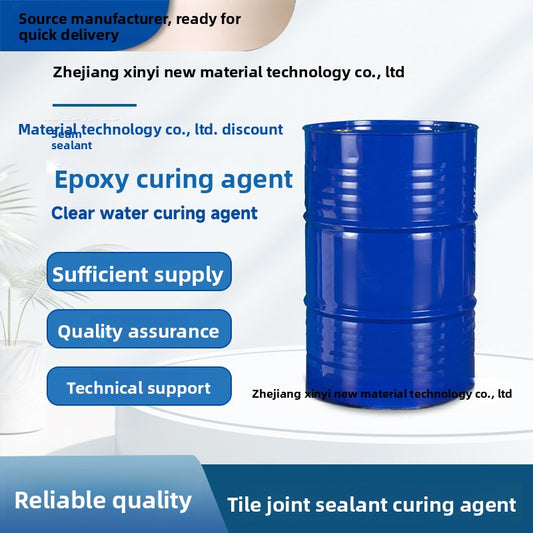 High-Transparency Epoxy Curing Agent - Amine Hardener for Grout & Water-Based Systems