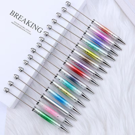 UA electroplated starry sequin gradient beaded pen