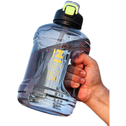 Large capacity outdoor sports kettle space cup male student fitness portable ton ton bucket plastic straw water cup