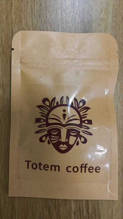 Totem coffee beans originating from Uganda