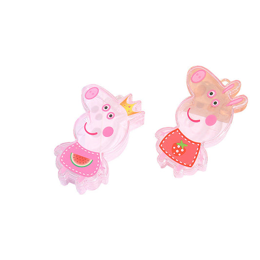 Unicorn, pig, rabbit, bear, and radish shaped storage boxes can hold rubber bands, candies, hair clips, and plastic boxes