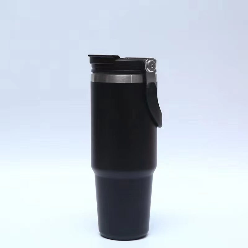 American 30oz Portable Double Drink Stainless Steel 304 Thermos Cup, Car Cup, Portable Car Ice Bomber Coffee Cup