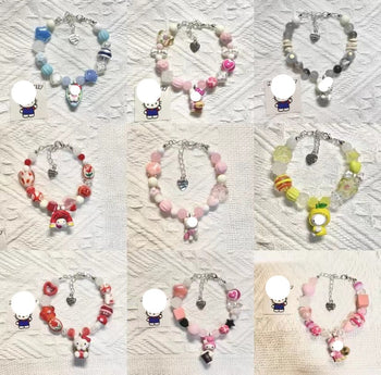 For Japanese Friends only Market Wholesale Colorful resin acrylic Charms and beads