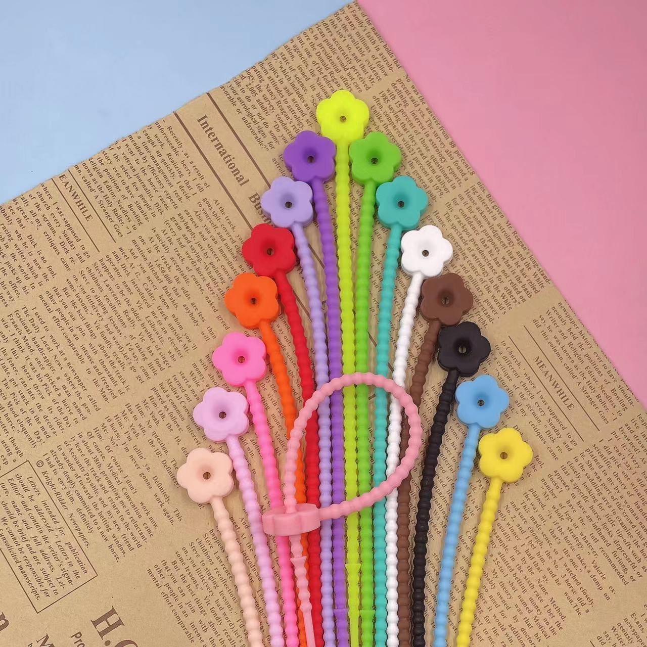 Silicone rope for diy Silicone handmade accessories, thread trimmer and tie strap